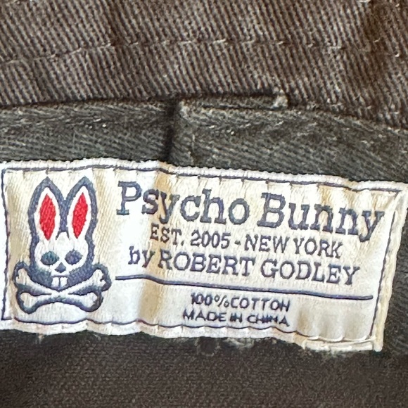 Psycho Bunny Black Bucket Hat With Gray Emblem EUC! - Picture 8 of 8